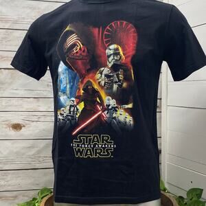 Star Wars Kylo Ren Storm Troopers Light Saber The Force Awakens T-Shirt Small